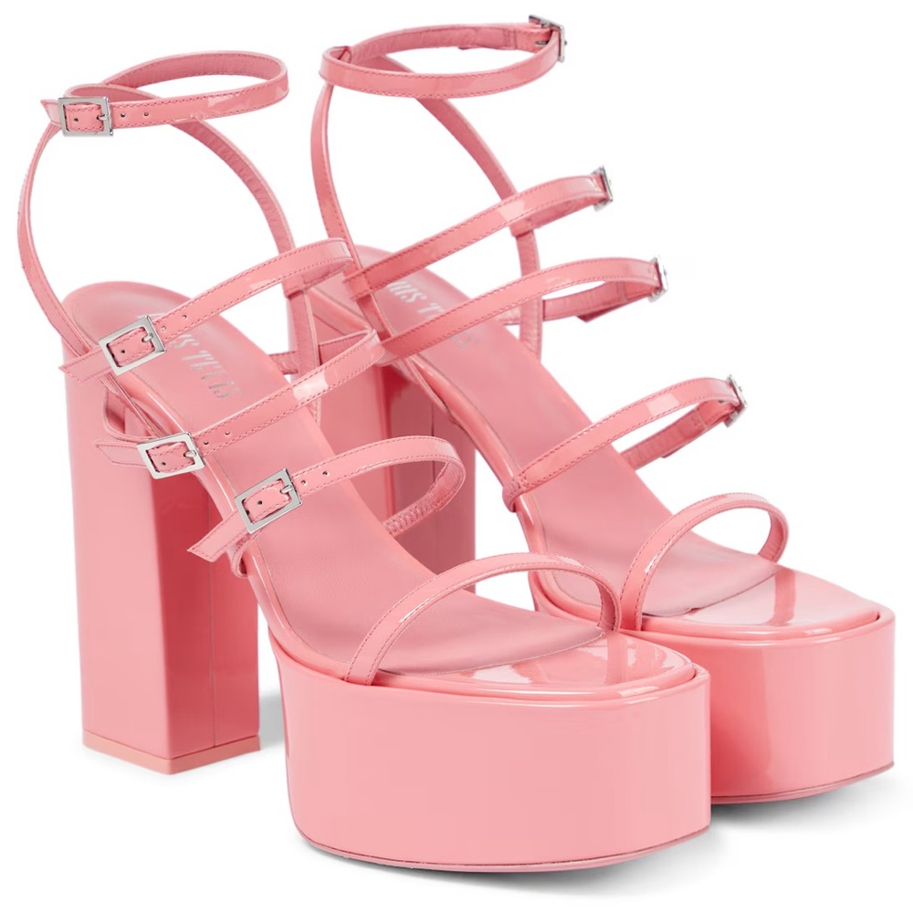 Paris Texas Pink Jessica Platform Sandals